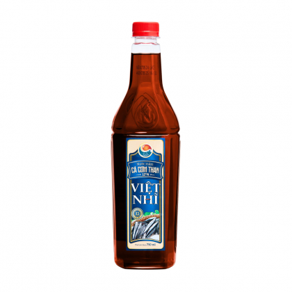 Việt Nhĩ Nước Mắm Cá Cơm Than 12N 750ML